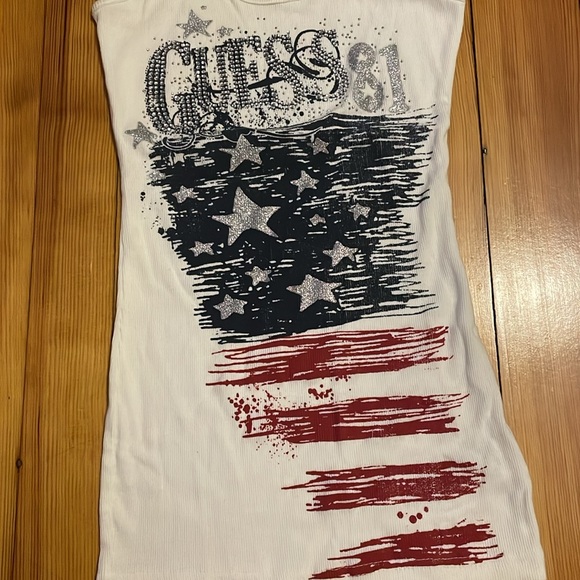 NWT GUESS AMERICA TANK TOP - Picture 2 of 4